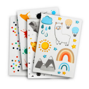 Dečija kaciga za bicikl Kinderkraft SAFETY white, nalepnice