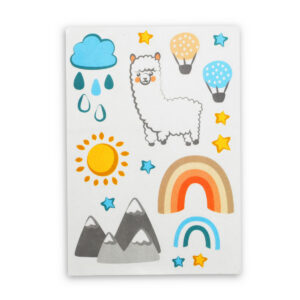 Dečija kaciga za bicikl Kinderkraft SAFETY white, nalepnice