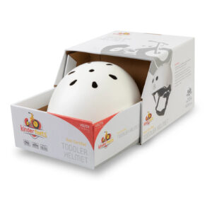 Kaciga za bicikl Kinderfeets matte white