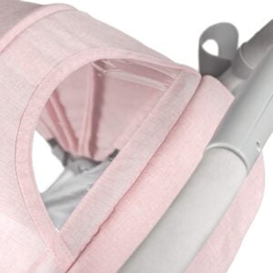 Kindekraft kišobran kolica za bebe PILOT roze, prozor