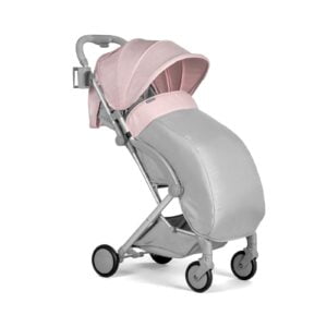 Kindekraft kišobran kolica za bebe PILOT roze, zimska presvlaka