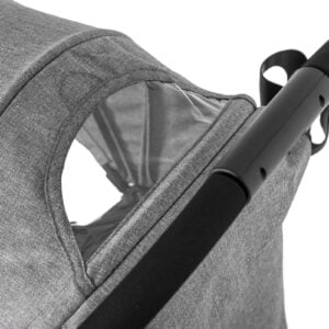 Kindekraft kišobran kolica za bebe PILOT siva, prozor