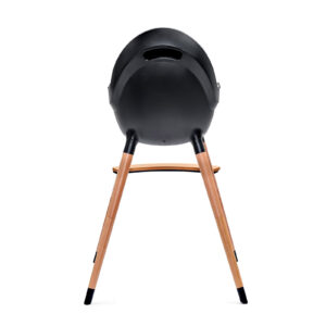 Kinderkraft FINI hranilica za bebe, crna, stolica za hranjenje za veću decu