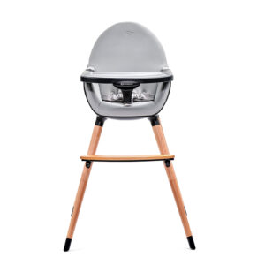 Kinderkraft FINI hranilica za bebe, crna, stolica za hranjenje za veću decu