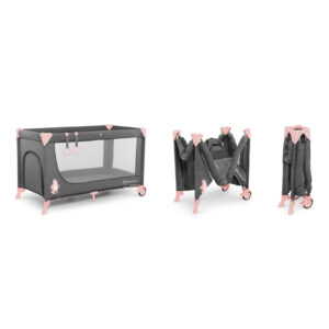 Prenosivi krevetac Kinderkraft JOY pink