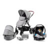 Kinderkraft MOOV grey 3u1 kolica za bebe