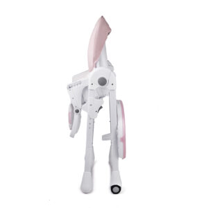 Kinderkraft hranilica za bebe YUMMY pink, sklopljena