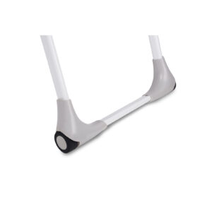 Kinderkraft hranilica za bebe YUMMY, siva, zadnji točkići