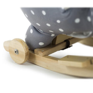 Kinderkraft njihalica klackalica Sivi konj, točkići