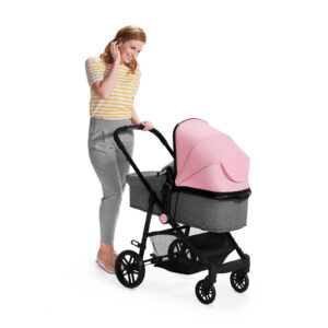 Kinderkraft JULI pink 3u1 kolica za bebe