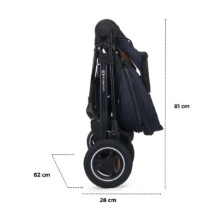 Kišobran kolica Kinderkraft ALL ROAD dimenzije kolica