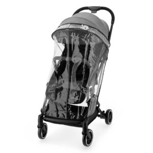 Kišobran kolica Kinderkraft INDY grey, kišna navlaka za kolica