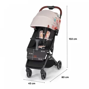 Kišobran kolica za bebe Kinderkraft NUBI BIRD dimenzije