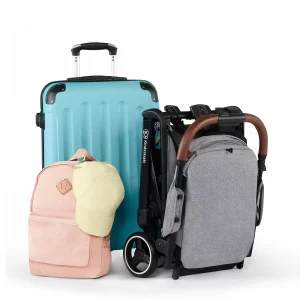 Kišobran kolica za bebe Kinderkraft NUBI grey