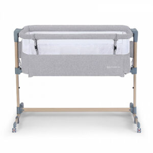 Kolevka krevetac za bebe Kinderkraft NESTE up grey light melange full wood