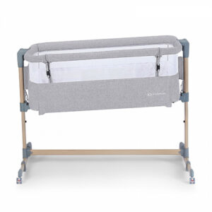 Kolevka krevetac za bebe Kinderkraft NESTE up grey light melange full wood