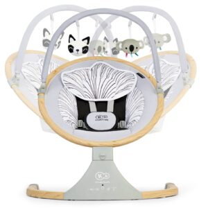 Ležaljka za bebe (ljuljaška) Kindekraft LUMI wooden