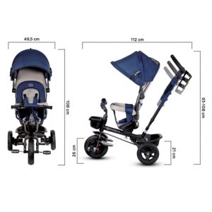 Tricikl guralica Kinderkraft AVEO blue